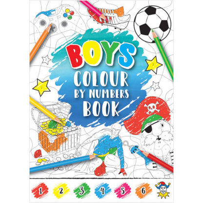 Boys Colour By Numbers Book