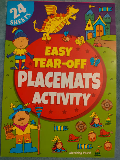 Kids Activity Placemat Pad