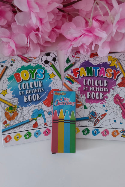 Fantasy Colour By Numbers Book