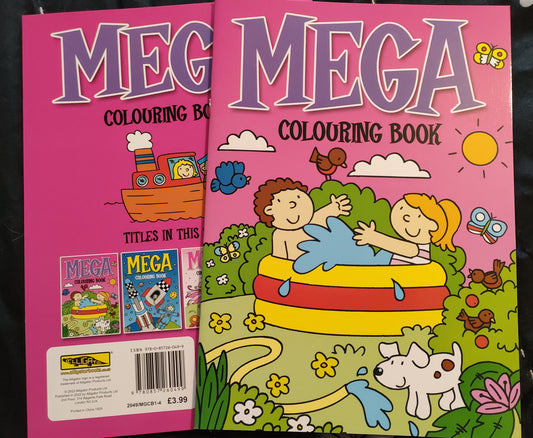 Girls Mega Colouring Book