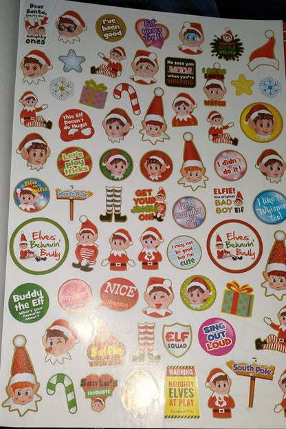 Elf Colouring Book & Sticker Sheet